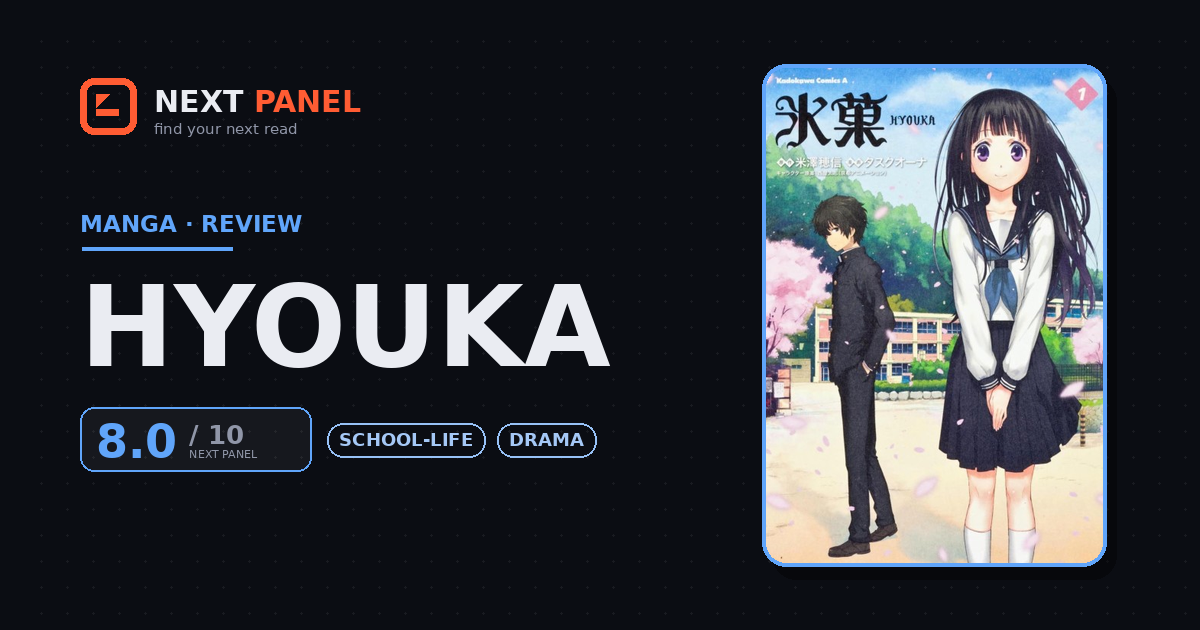 Hyouka cover - Next Panel review