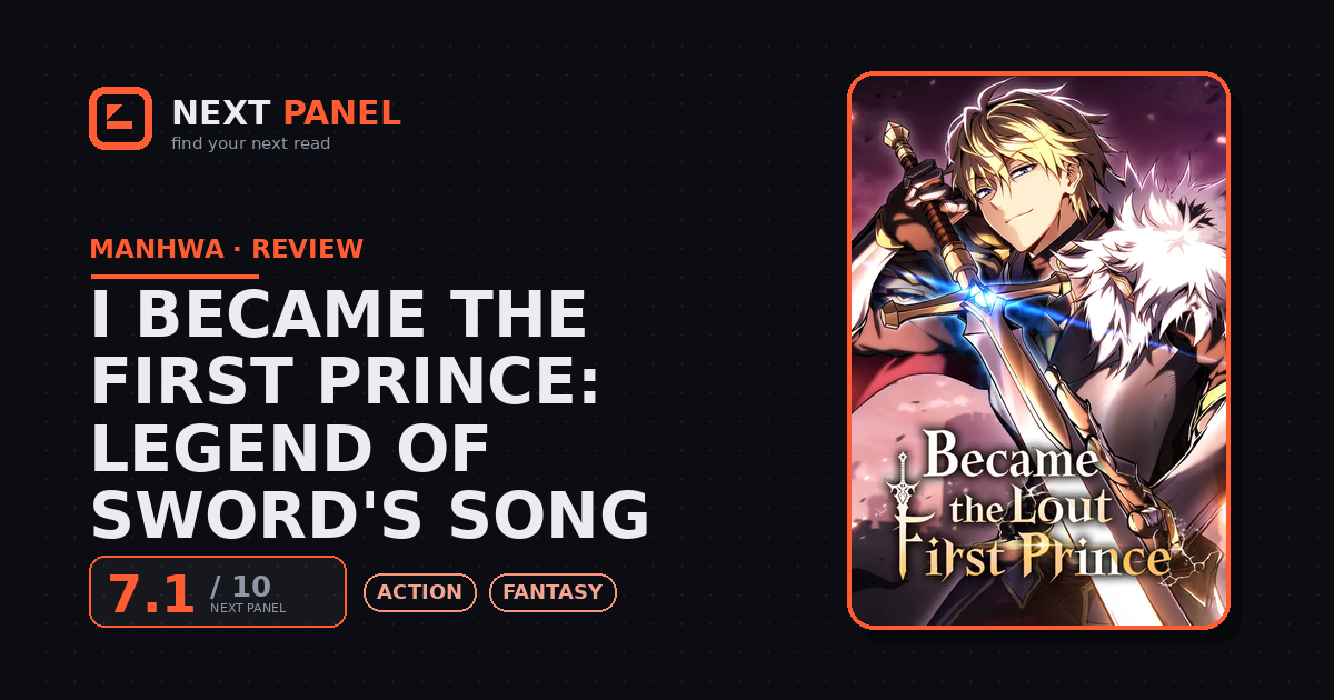 I Became the First Prince: Legend of Sword's Song cover - Next Panel review