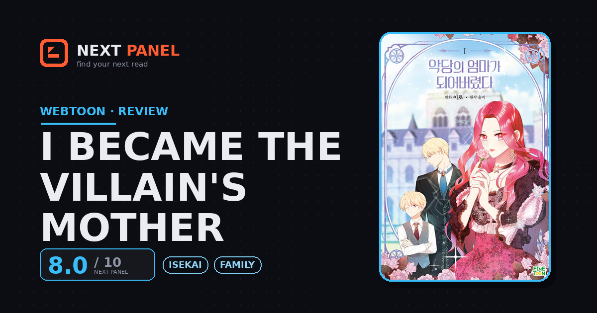 I Became the Villain's Mother cover - Next Panel review