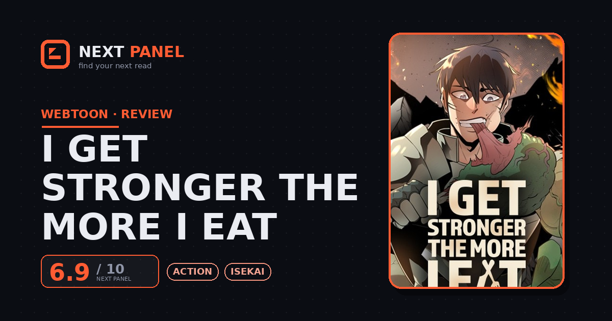 I Get Stronger the More I Eat cover - Next Panel review