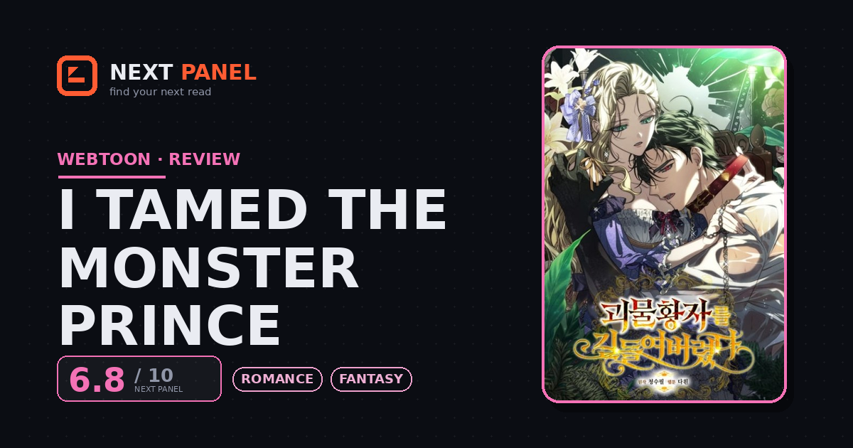 I Tamed the Monster Prince cover - Next Panel review