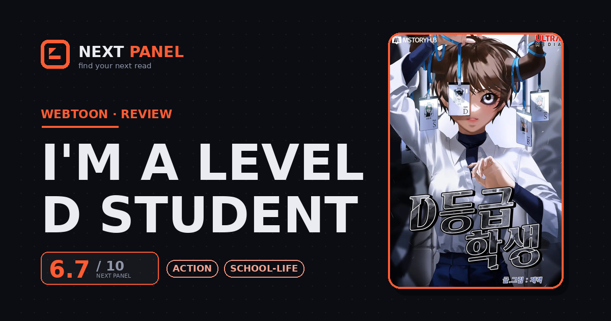 I'm a Level D Student cover - Next Panel review