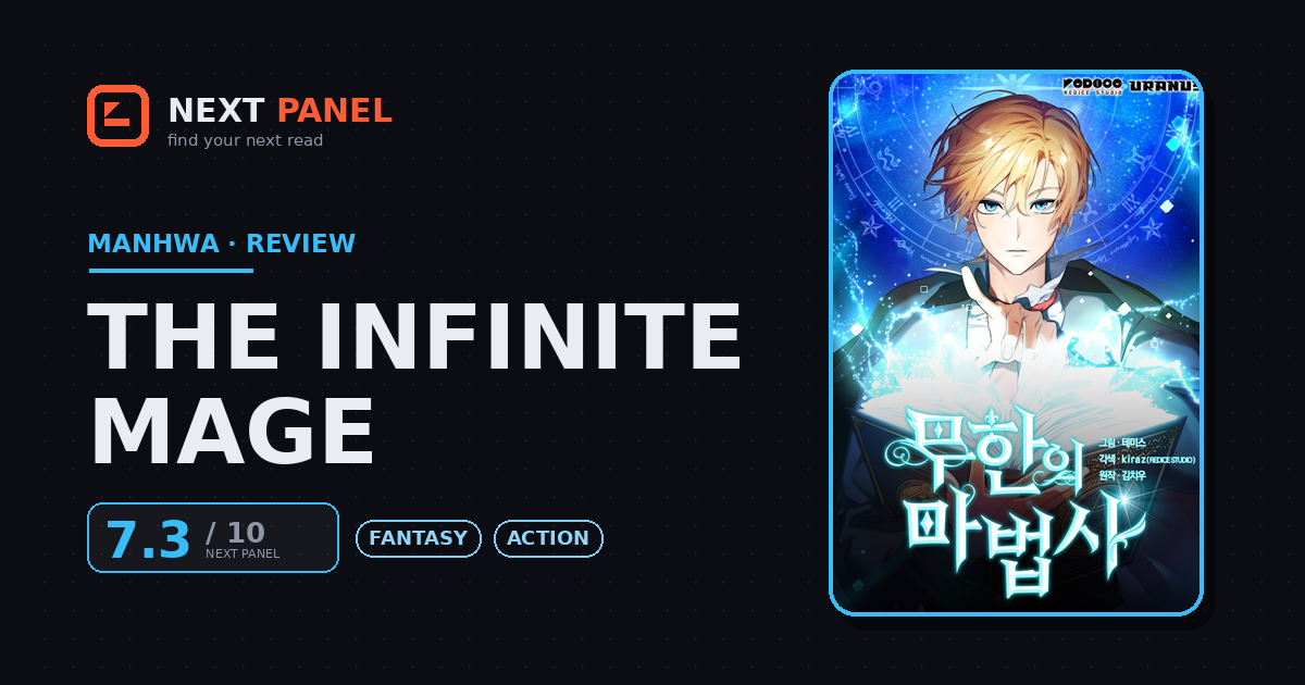 The Infinite Mage cover - Next Panel review