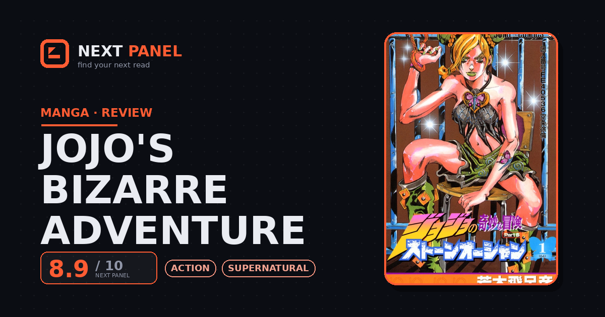 JoJo's Bizarre Adventure cover - Next Panel review