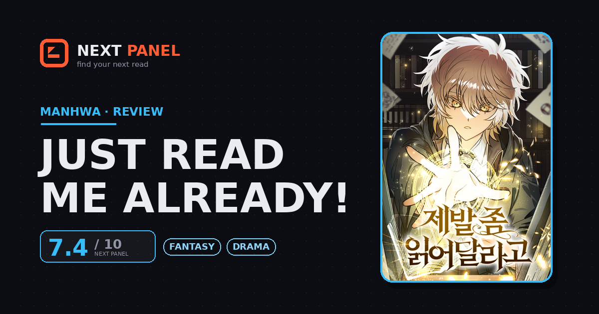 Just Read Me Already! cover - Next Panel review