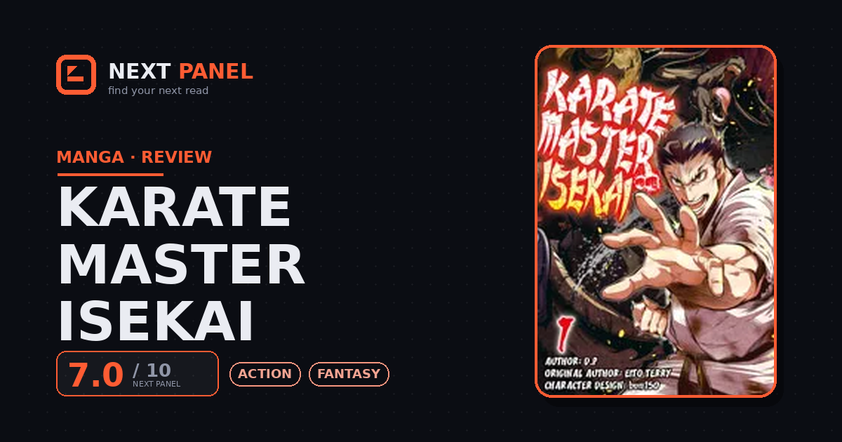 Karate Master Isekai cover - Next Panel review