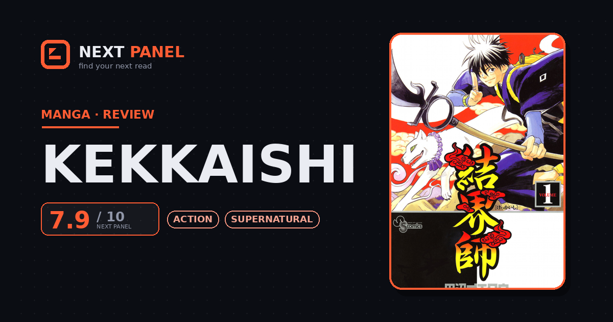 Kekkaishi cover - Next Panel review
