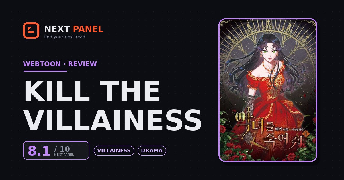 Kill the Villainess cover - Next Panel review