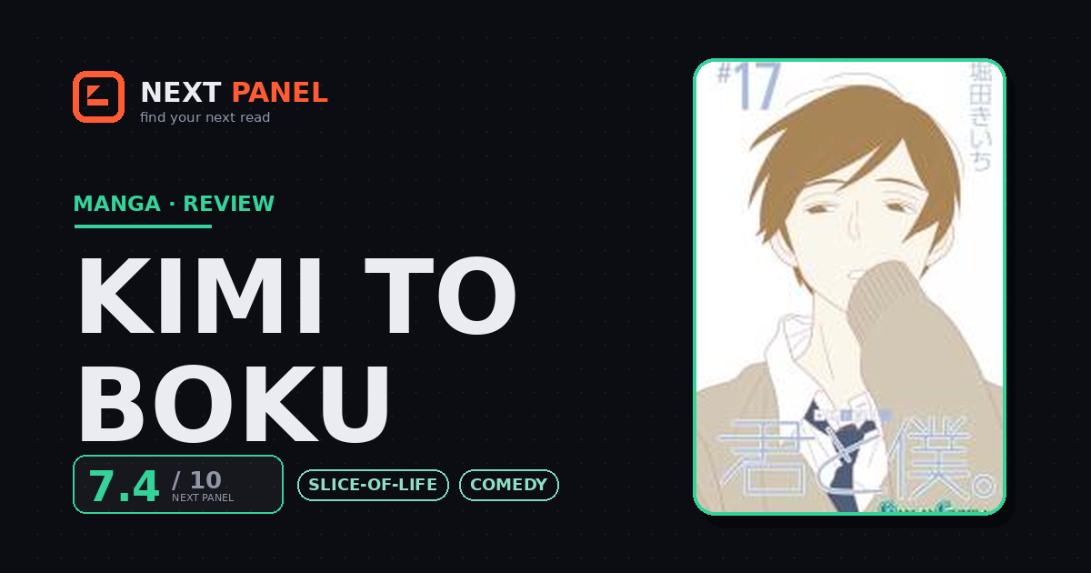 Kimi to Boku cover - Next Panel review
