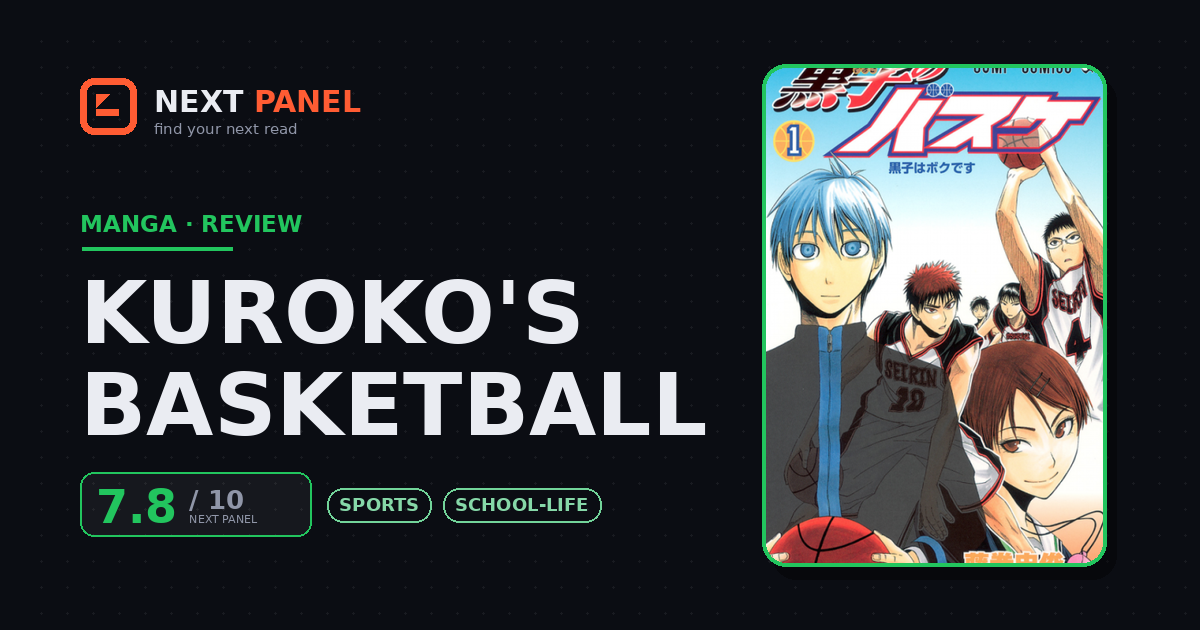 Kuroko's Basketball cover - Next Panel review