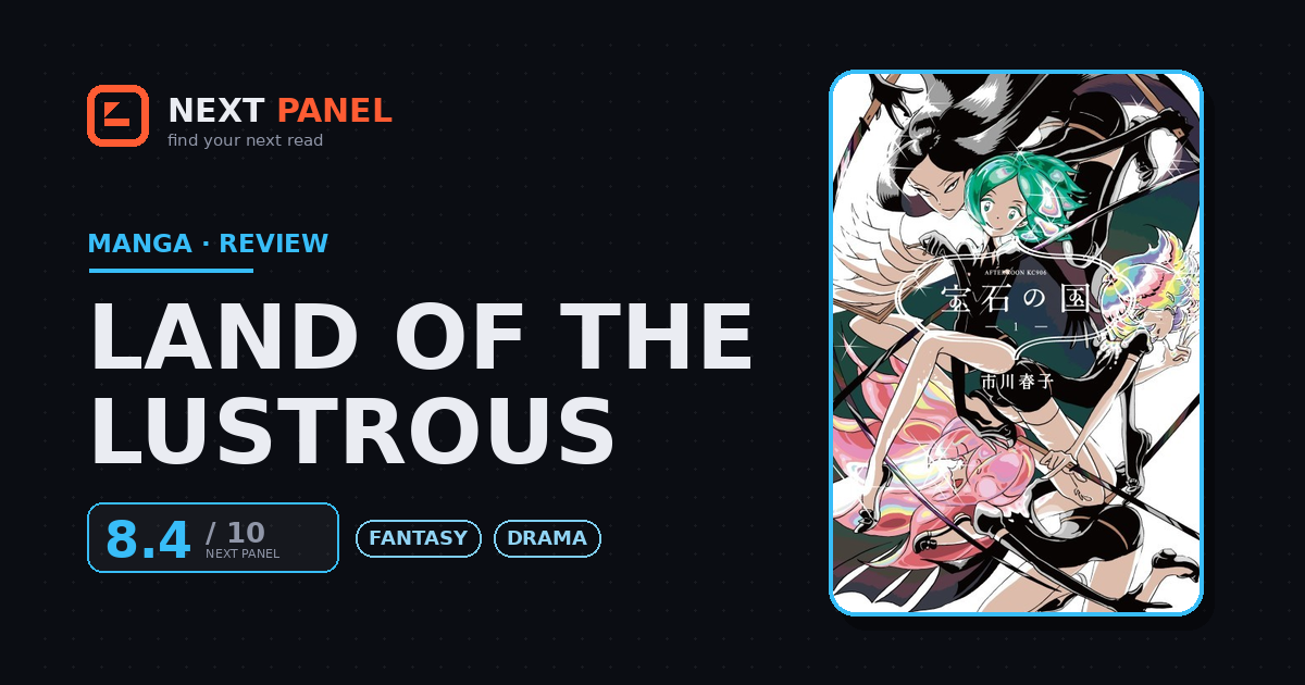 Land of the Lustrous cover - Next Panel review