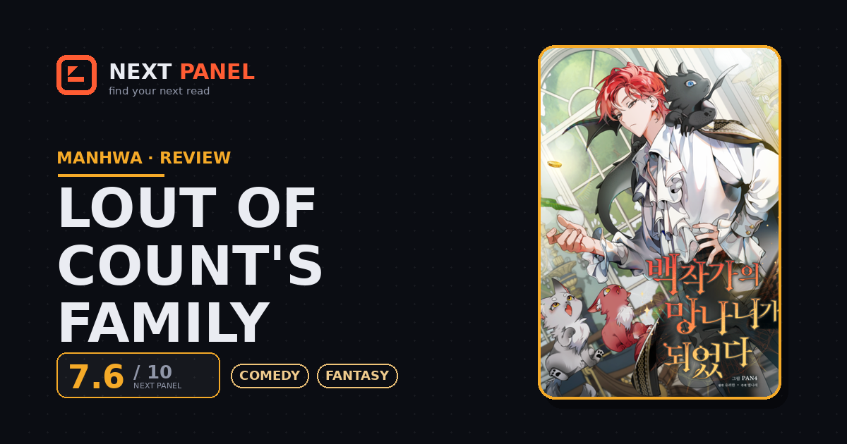 Lout of Count's Family cover - Next Panel review