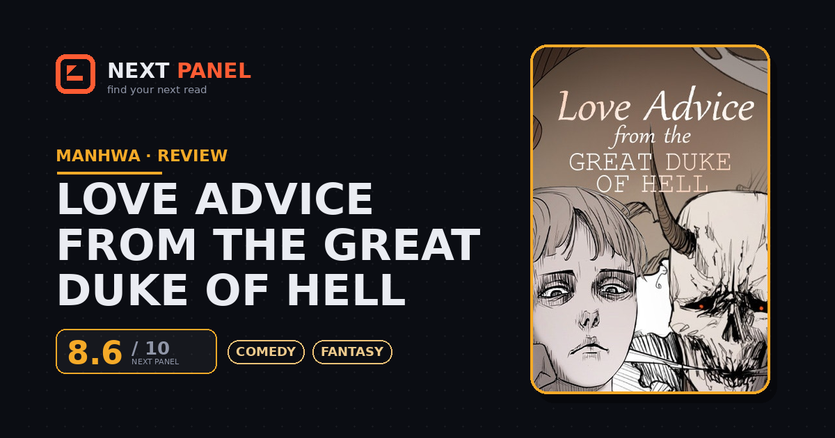 Love Advice from the Great Duke of Hell cover - Next Panel review