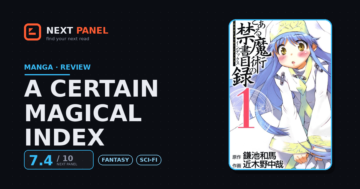 A Certain Magical Index cover - Next Panel review