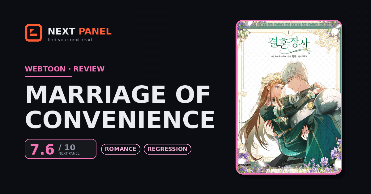 Marriage of Convenience cover - Next Panel review