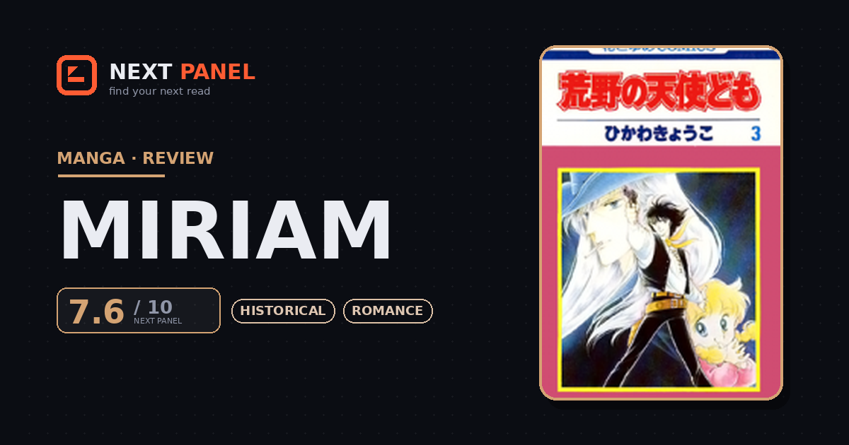 Miriam cover - Next Panel review