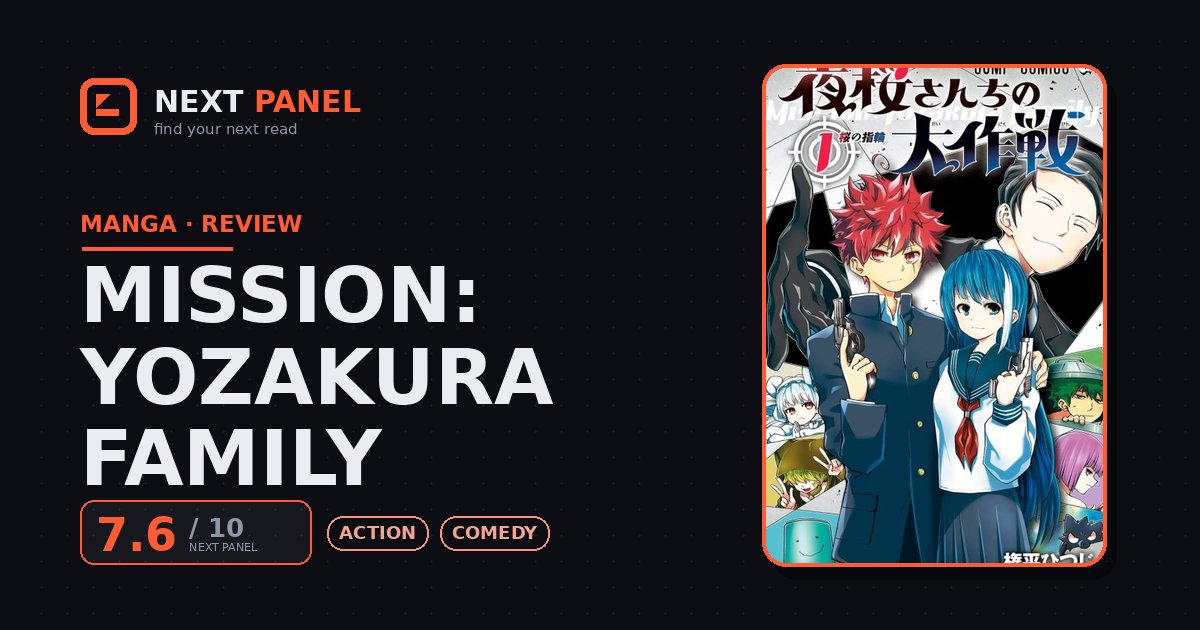 Mission: Yozakura Family cover - Next Panel review