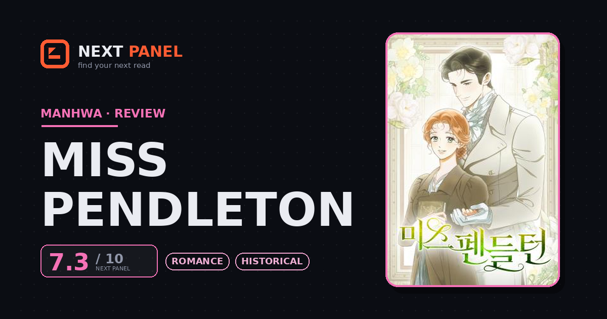 Miss Pendleton cover - Next Panel review