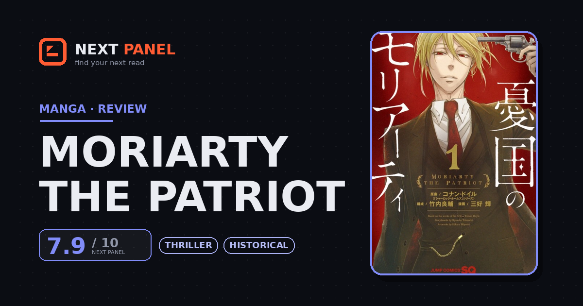 Moriarty the Patriot cover - Next Panel review