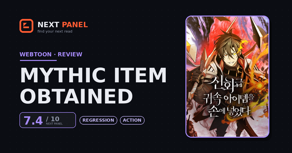 Mythic Item Obtained cover - Next Panel review