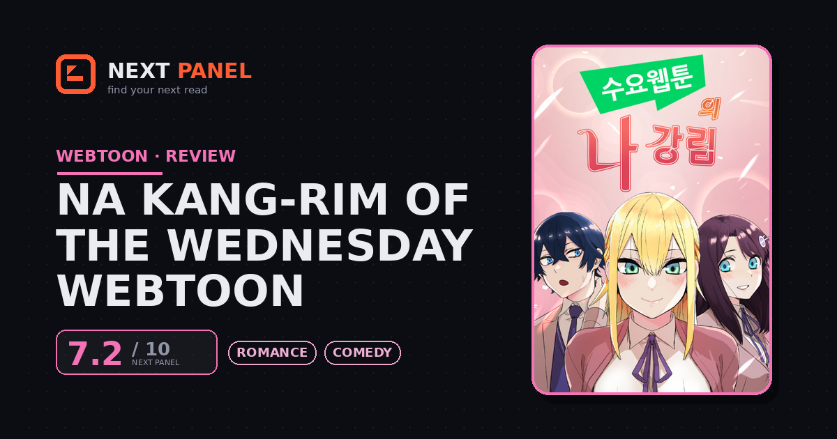 Na Kang-rim of the Wednesday Webtoon cover - Next Panel review