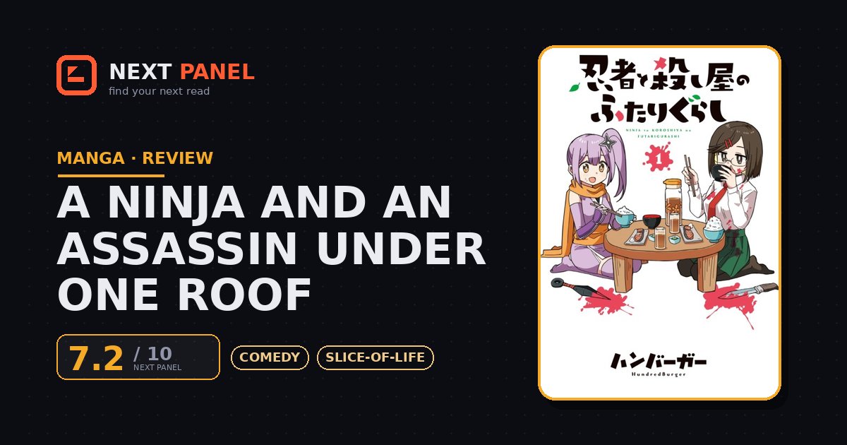 A Ninja and an Assassin Under One Roof cover - Next Panel review
