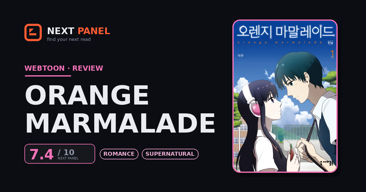 Orange Marmalade cover - Next Panel review