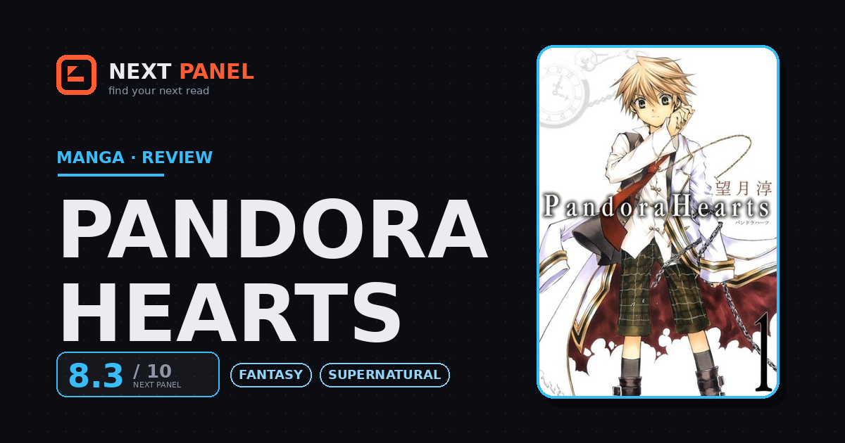 Pandora Hearts cover - Next Panel review