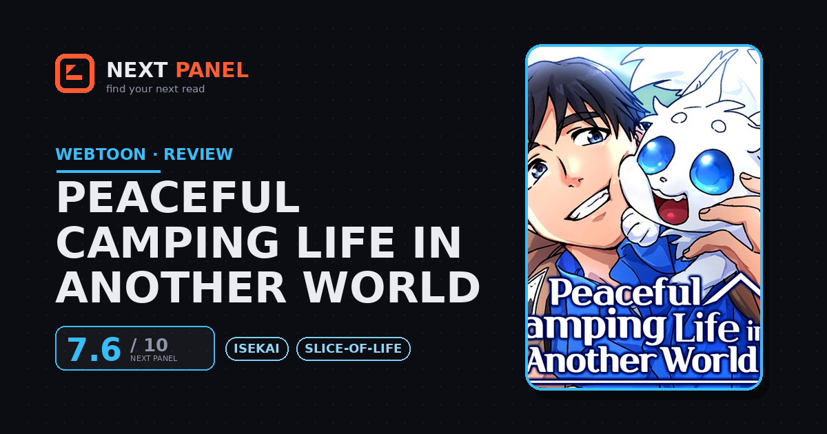 Peaceful Camping Life in Another World cover - Next Panel review