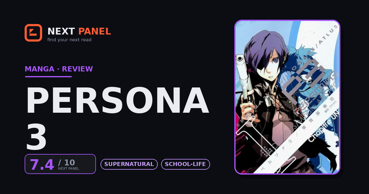 Persona 3 cover - Next Panel review