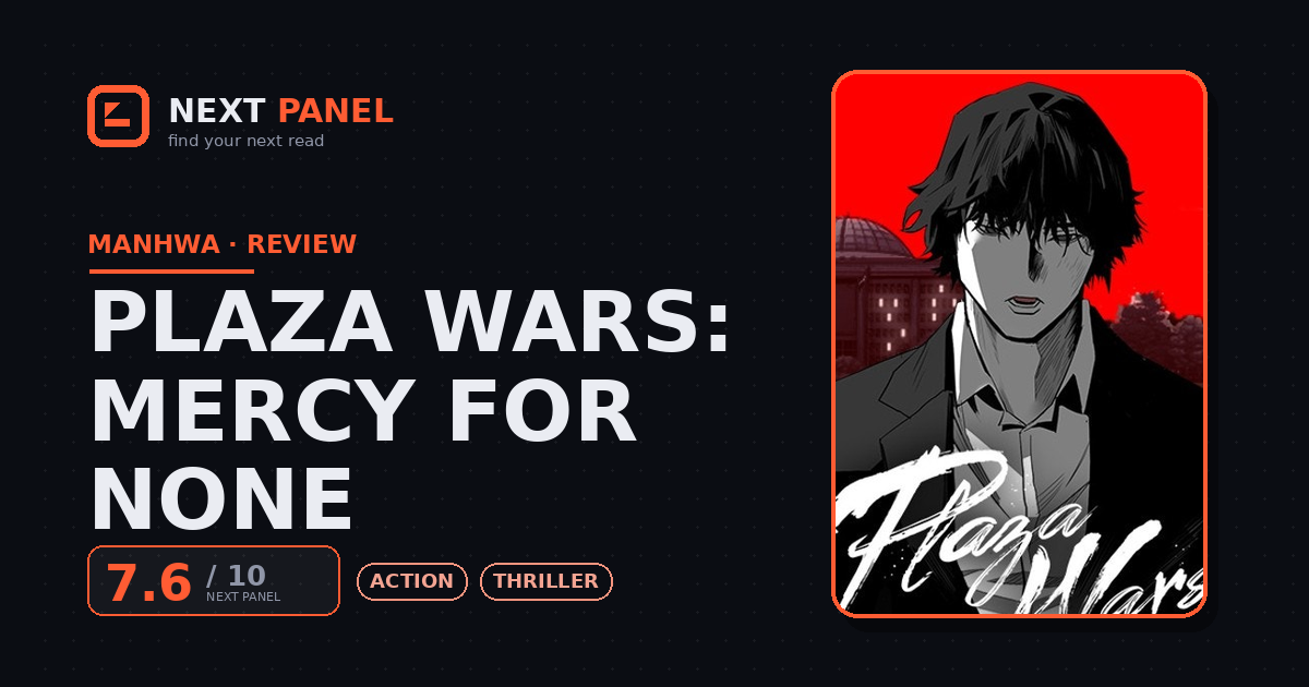 Plaza Wars: Mercy for None cover - Next Panel review