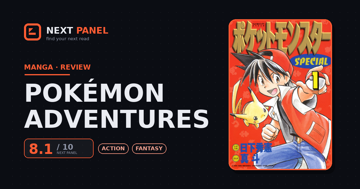 Pokémon Adventures cover - Next Panel review