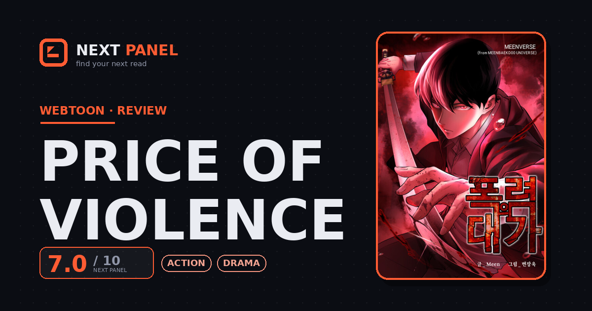Price of Violence cover - Next Panel review