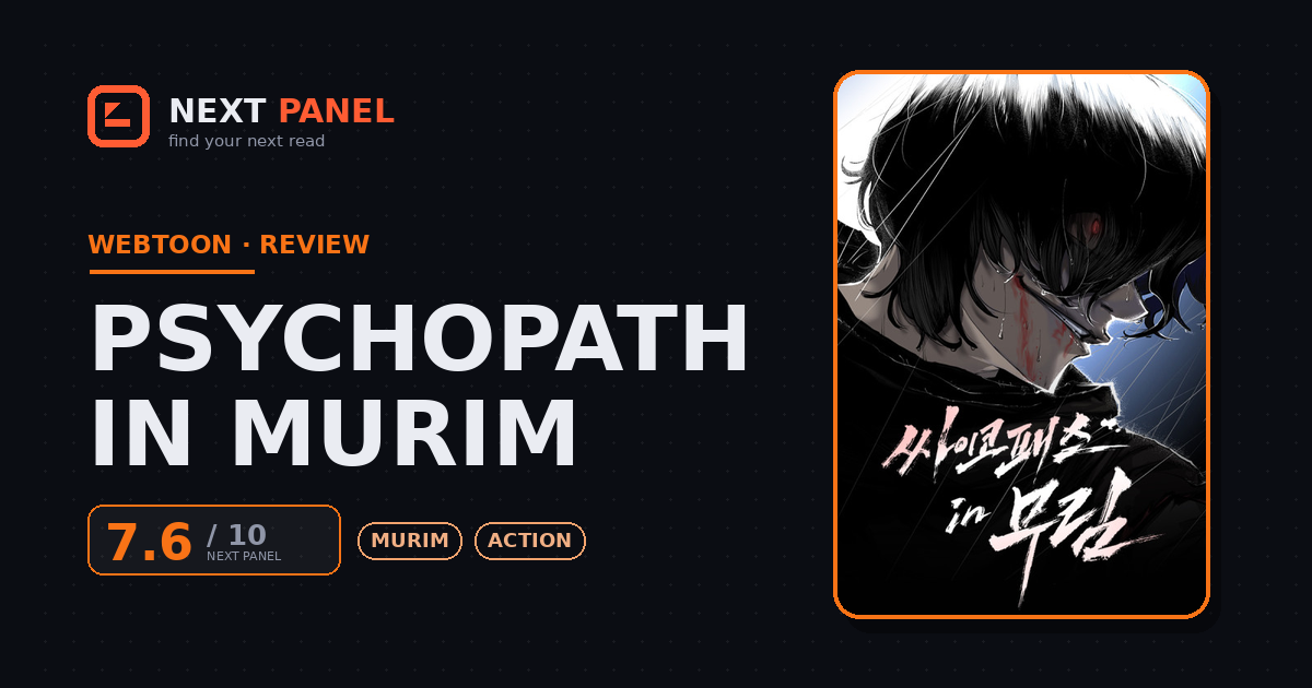 Psychopath in Murim cover - Next Panel review