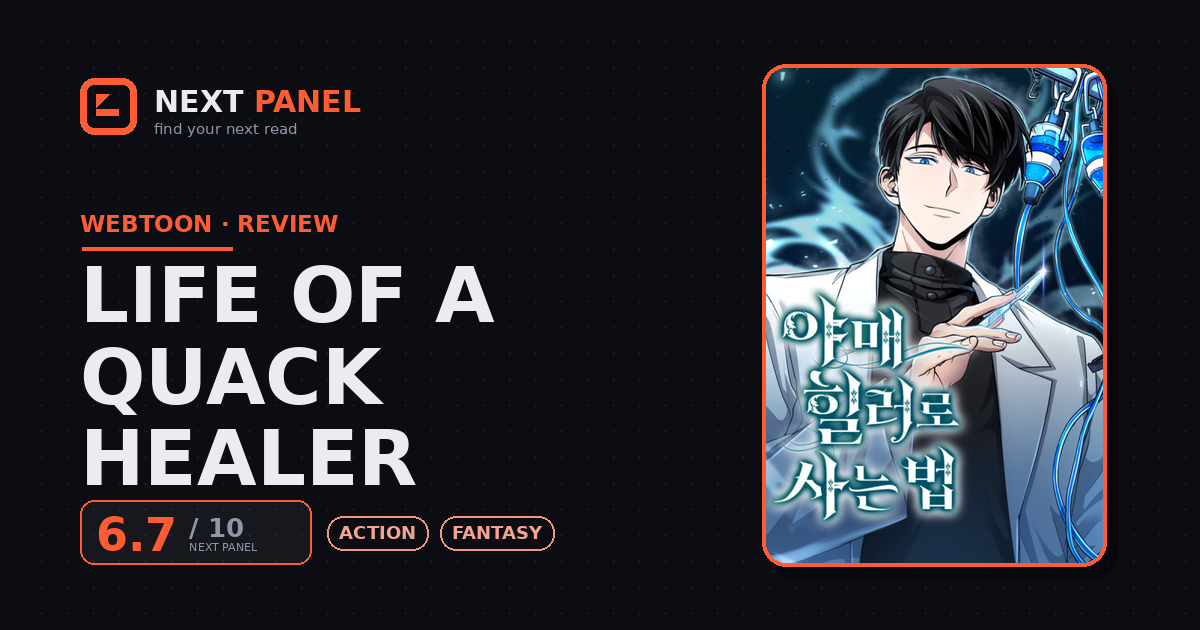 Life of a Quack Healer cover - Next Panel review