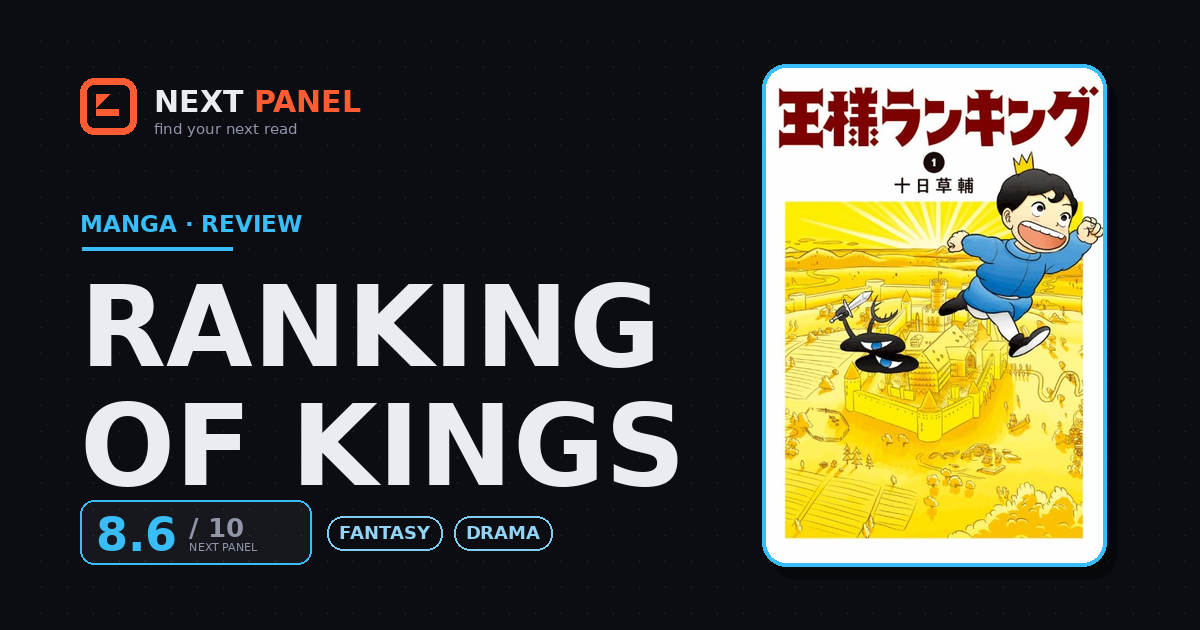 Ranking of Kings cover - Next Panel review
