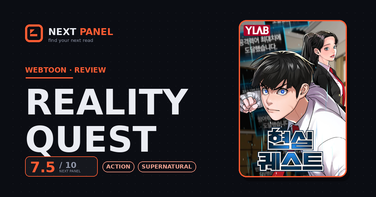 Reality Quest cover - Next Panel review