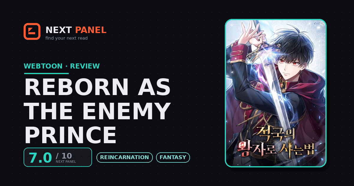 Reborn as the Enemy Prince cover - Next Panel review