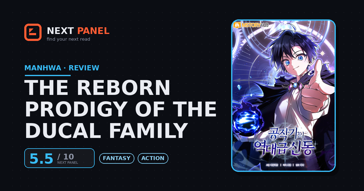 The Reborn Prodigy of the Ducal Family cover - Next Panel review