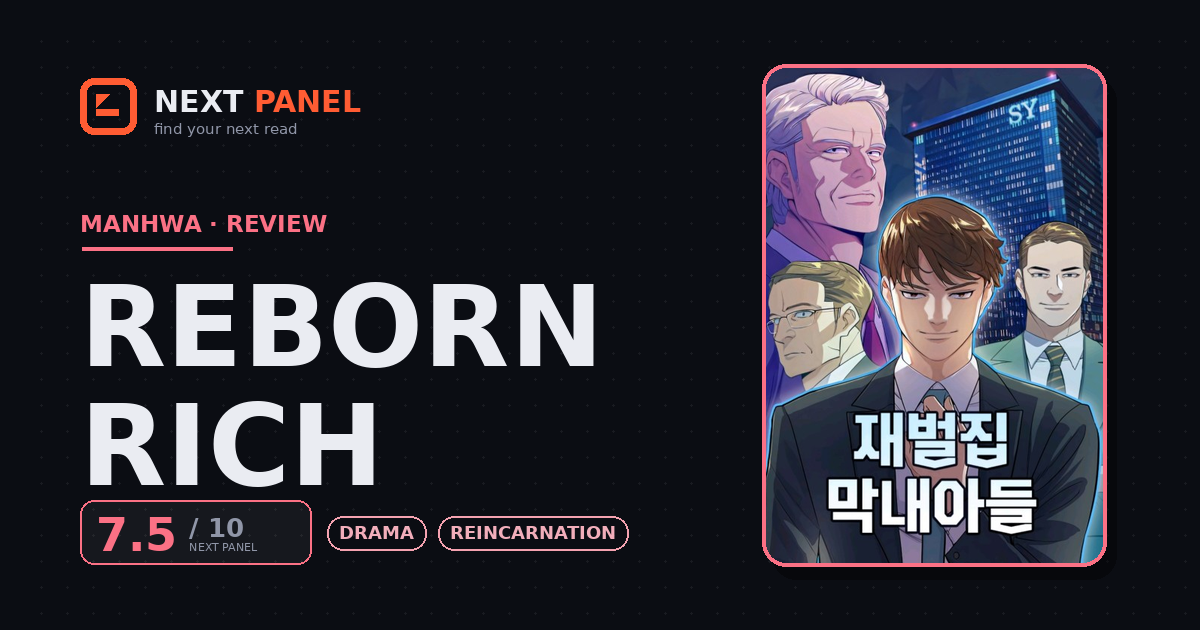 Reborn Rich cover - Next Panel review