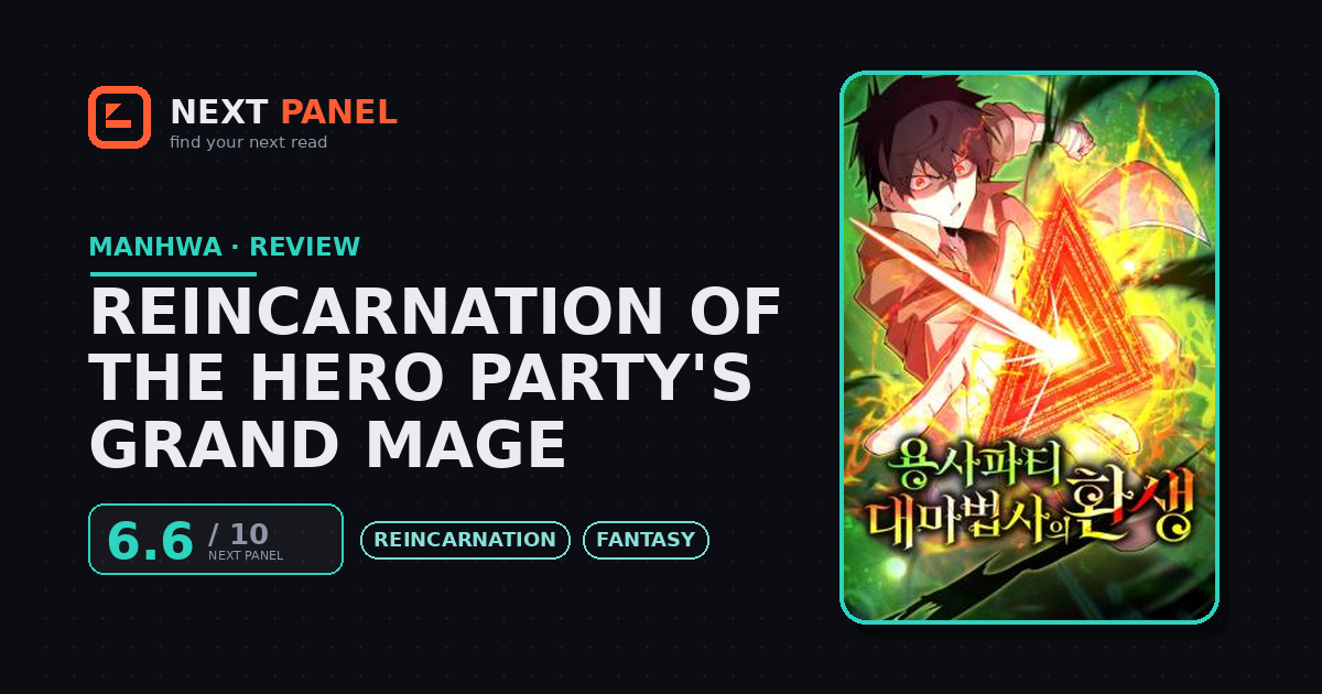 Reincarnation of the Hero Party's Grand Mage cover - Next Panel review