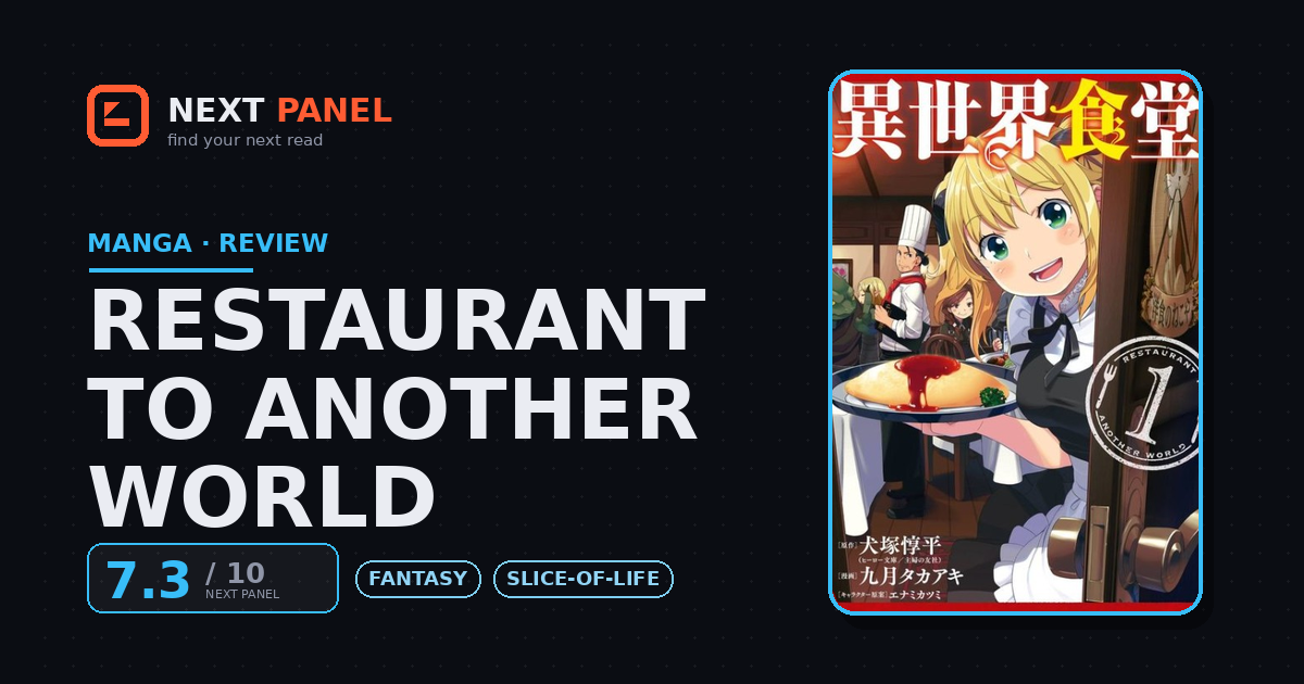 Restaurant to Another World cover - Next Panel review