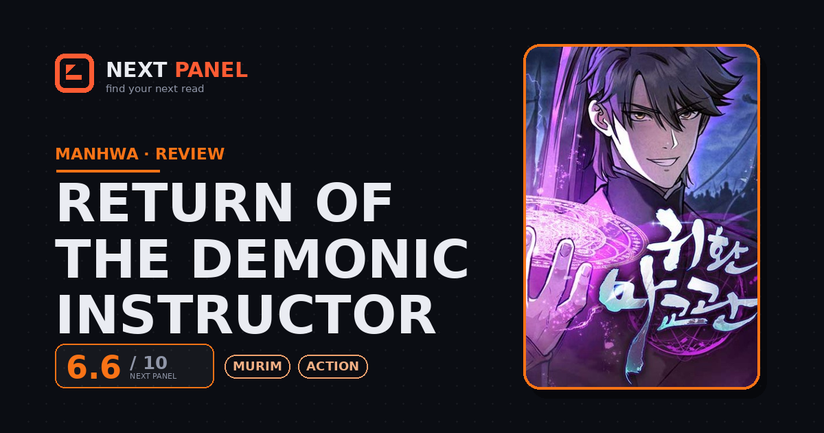 Return of the Demonic Instructor cover - Next Panel review