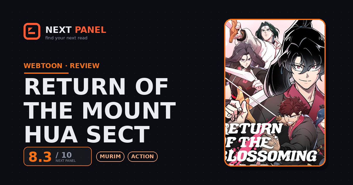 Return of the Mount Hua Sect cover - Next Panel review