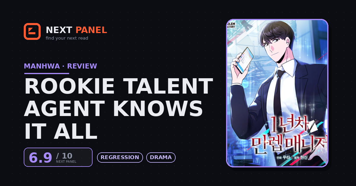 Rookie Talent Agent Knows It All cover - Next Panel review