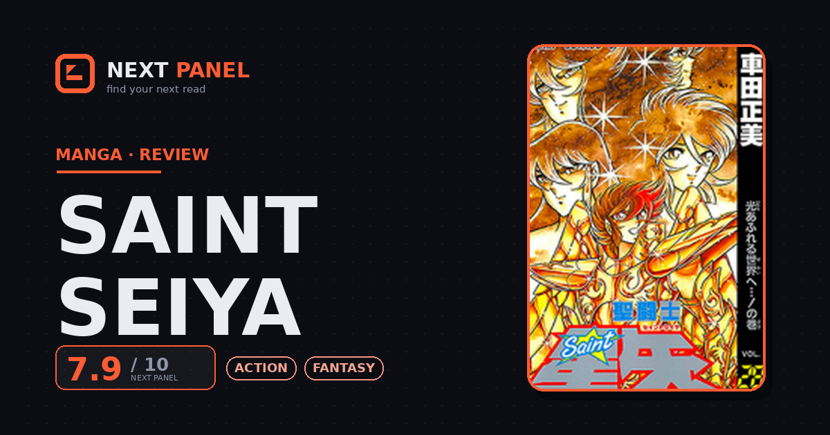 Saint Seiya cover - Next Panel review
