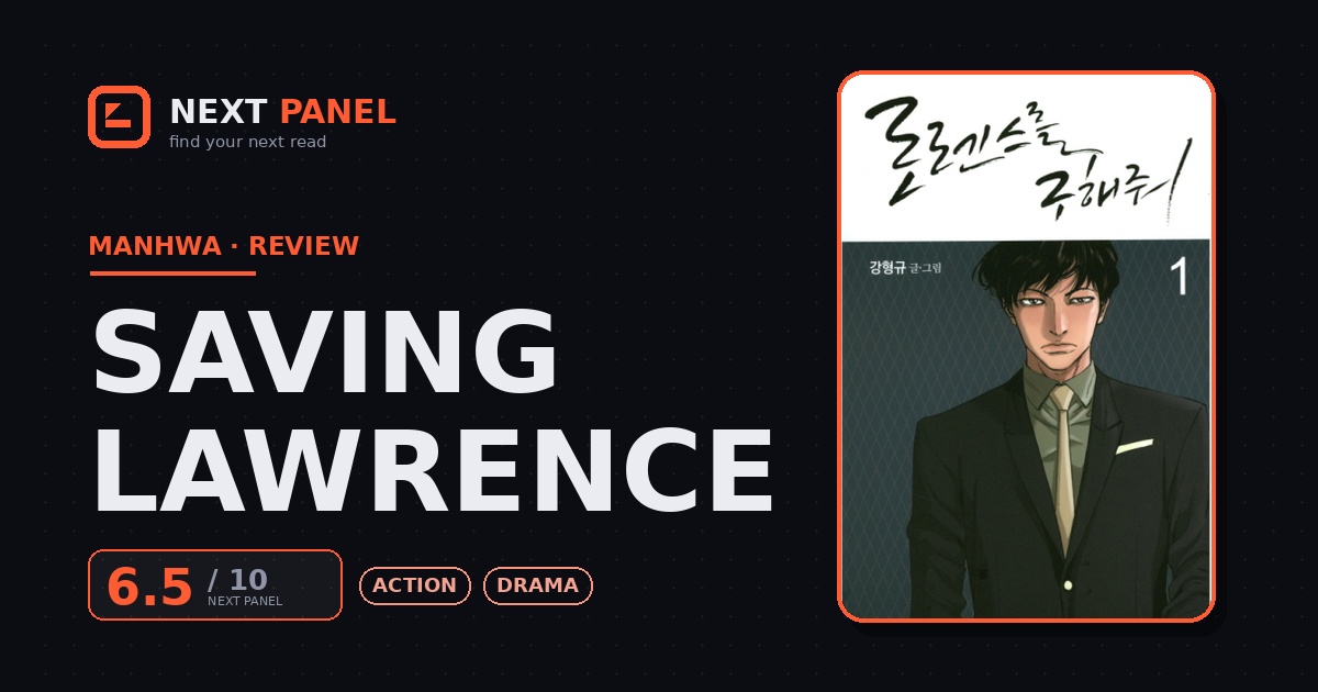 Saving Lawrence cover - Next Panel review