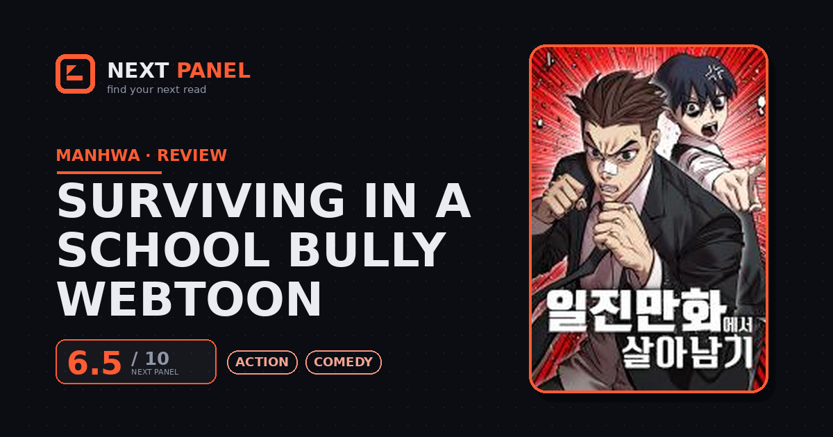 Surviving in a School Bully Webtoon cover - Next Panel review