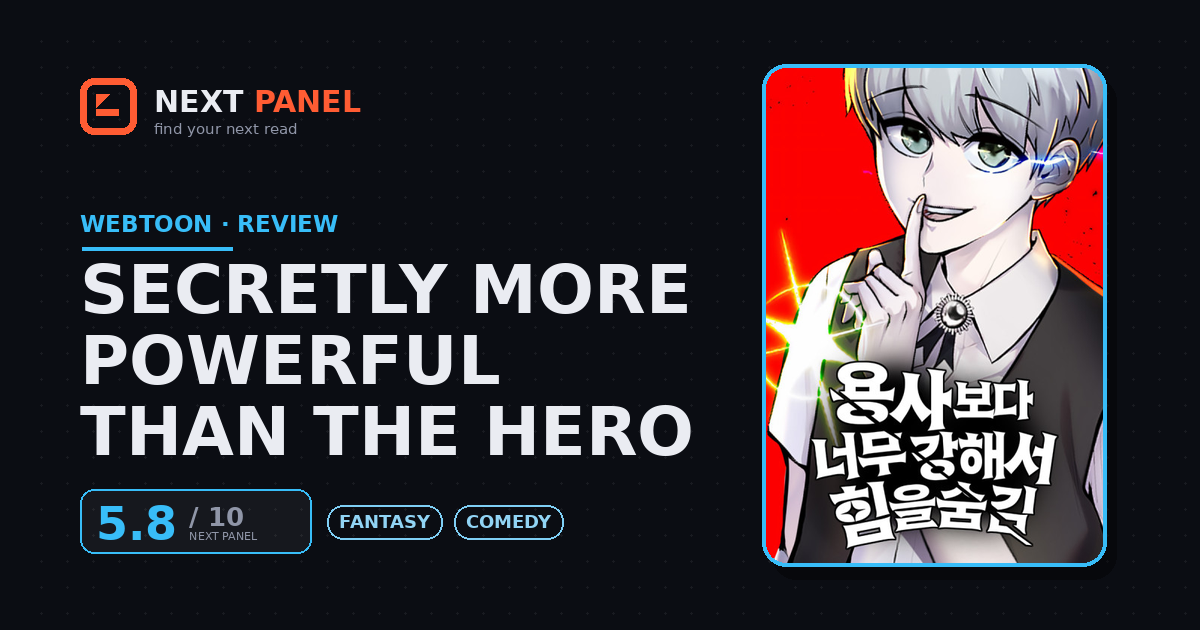 Secretly More Powerful than the Hero cover - Next Panel review