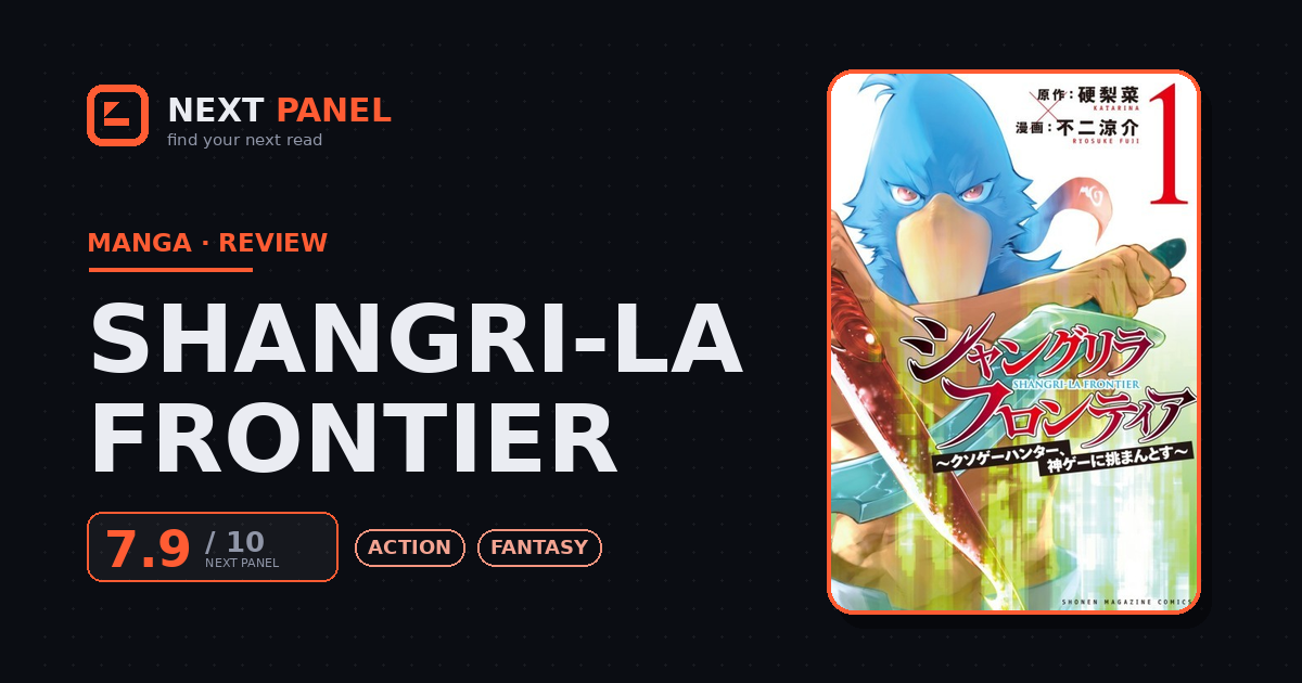 Shangri-La Frontier cover - Next Panel review